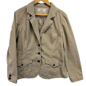 VTG Y2K Levi Strauss Signature Corduroy Medium Blazer Jacket Tan NO TAG READ